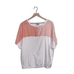 VNTG AMERICAN SPECTATOR textured blouse L